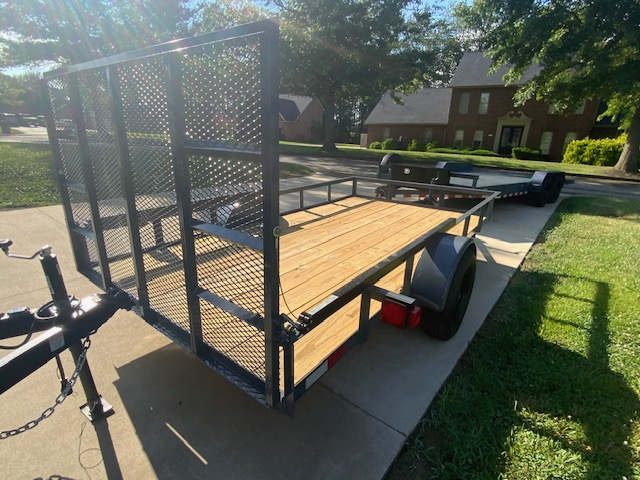 Utility trailer rental Laurel County KY - 6.5x12 Big Tex utility trailer with ramp gate for general hauling